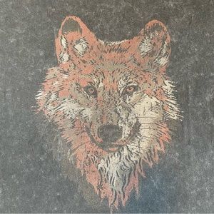 Cleo and Wolf. Oversized style T-shirt. Size M. Flawless. Wolf shirt.